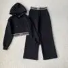 L OE WE Designer Crew Neck Tracksuit Set