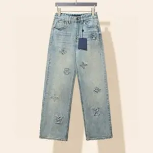Louis Vuitton Baggy Jeans Chambre Pants for Women