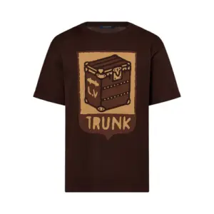 Lv Cotton Trunk Print T-Shirt