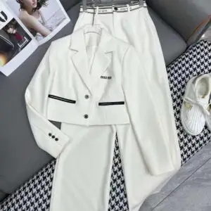 MIU MIU Piece Skirt Set