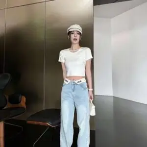 MIU MIU Flared Denim Pants