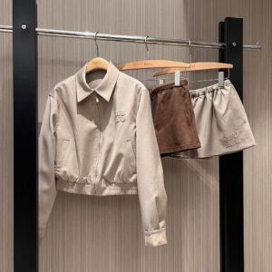 MIU MIU Elastic Skirt and Jacket Set
