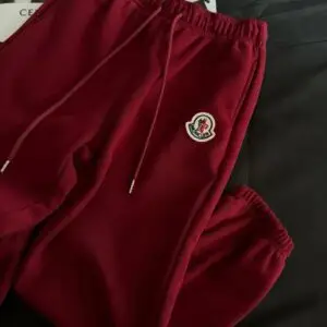 MONCLER Wine Track Pants for Boys