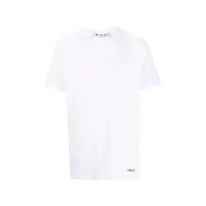 Off-White logo-embroidered T-shirt