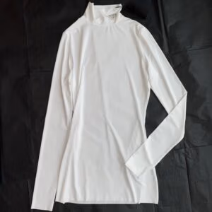 PRADA Slim Style High Neck Long-Sleeve Top