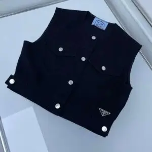 PRADA Stretch Denim Vest