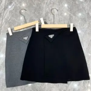 PRADA Velvet Mini Skirt