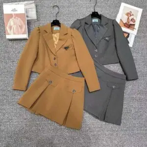 PRADA Jacket Skirt Set