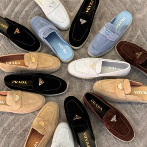 PRADA Suede Loafers