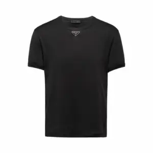 Prada logo plaque T-shirt