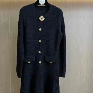SANDRO Long Sleeve Knit Dress