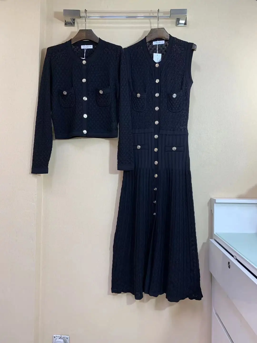 SANDRO Floral Print Long Sleeve Midi Dress SANDRO Floral Print Long Sleeve Midi Dress