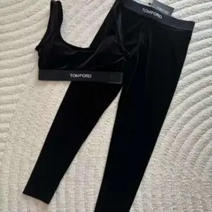 TOMFORD Signature Velour Bra & Leggings Set