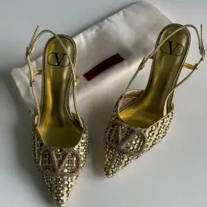 VALENTINO VLogo Blush Leather Pumps