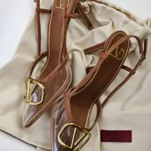 VALENTINO Rockstud Slingback Heels