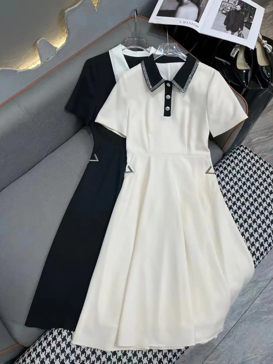 Valentino-Style Pleated Polo Skirt Valentino-Style Pleated Polo Skirt