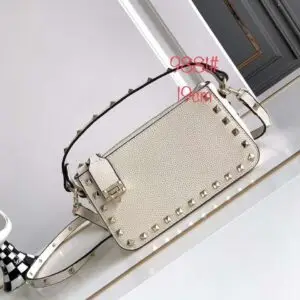 VALENTINO Leather Pochette Bag