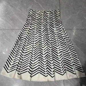 VALENTINO Printed Cotton Maxi Skirt