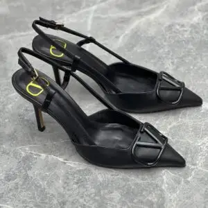 Valentino Garavani Vlogo Leather Heels