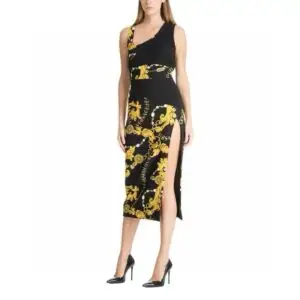 VERSACE Jeans Couture Chain Medusa Midi Dress