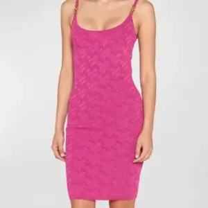 VERSACE La Greca Medusa Midi Dress