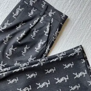 YSL Logo Palazzo Pant