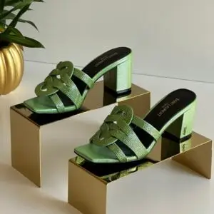 YSL Tribute Heeled Mules