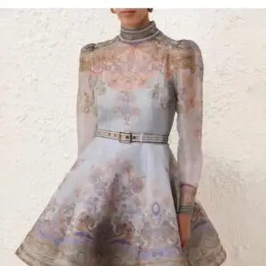 ZIMMERMAN EDEN Belted Mini Dress