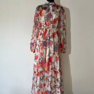 ZIMMERMANN Floral Print Long Dress