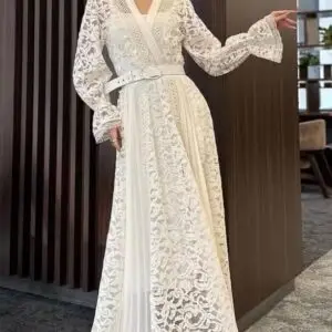 ZIMMERMAN Floral Lace Maxi Dress