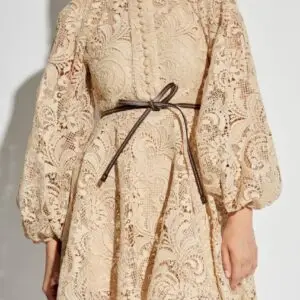 ZIMMERMAN Waverly Lace Mini Dress