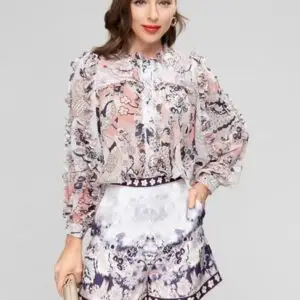 ZIMMERMANN Floral Mini Dress