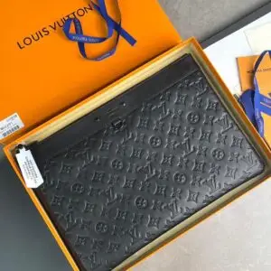 Louis Vuitton Monogram Shadow Pochette Discovery GM Clutch