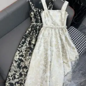 DIOR Floral Print Midi Dress