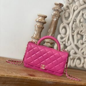 CHANEL Wallet On Chain Top Handle Bag