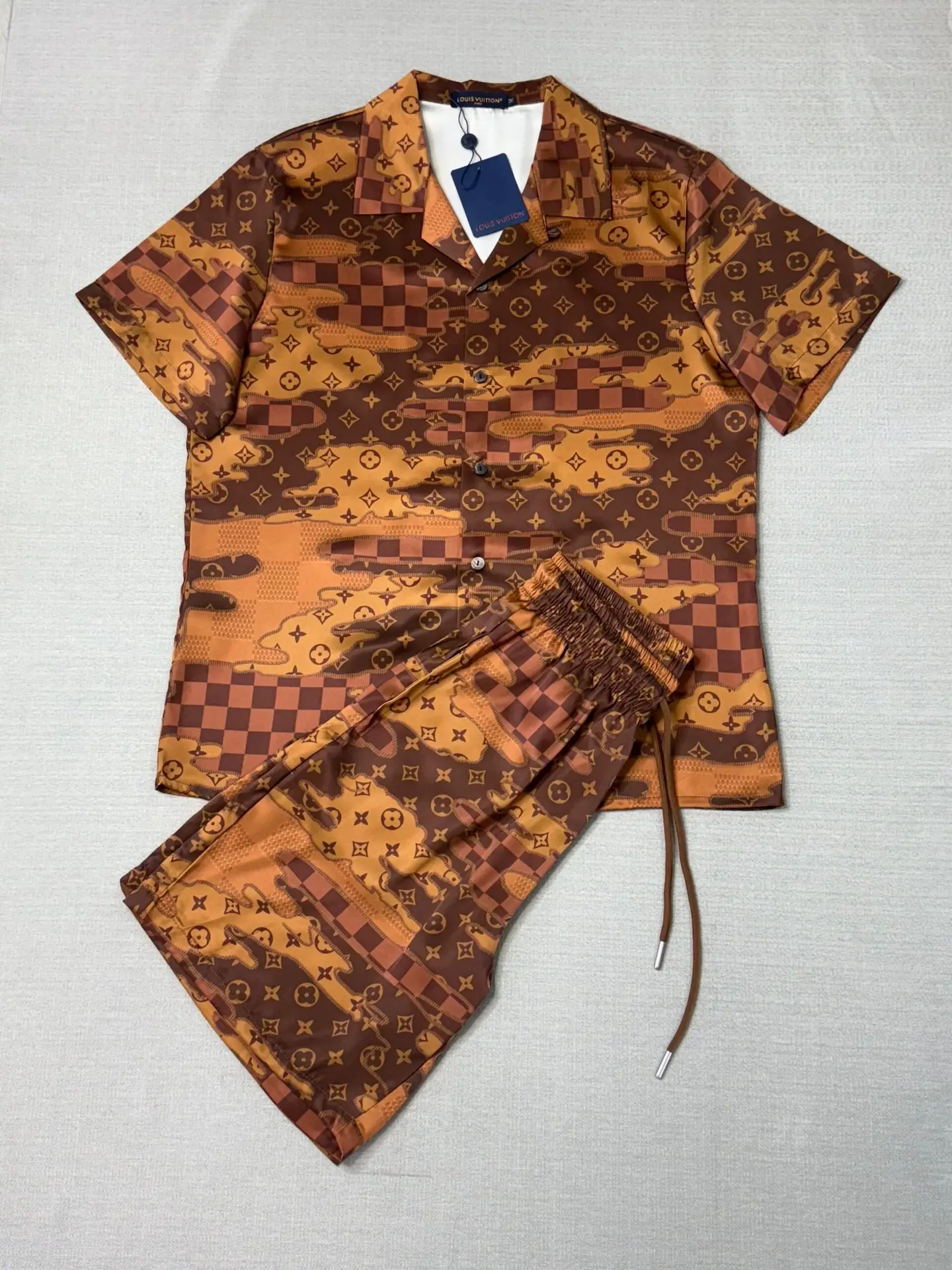 Louis Vuitton Shirt and Short Set Louis Vuitton Shirt and Short Set