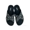 DIOR Black Oblique Jacquard Sandals for Women