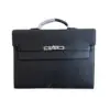 HERMES Kelly Black Leather Laptop Bag For Men