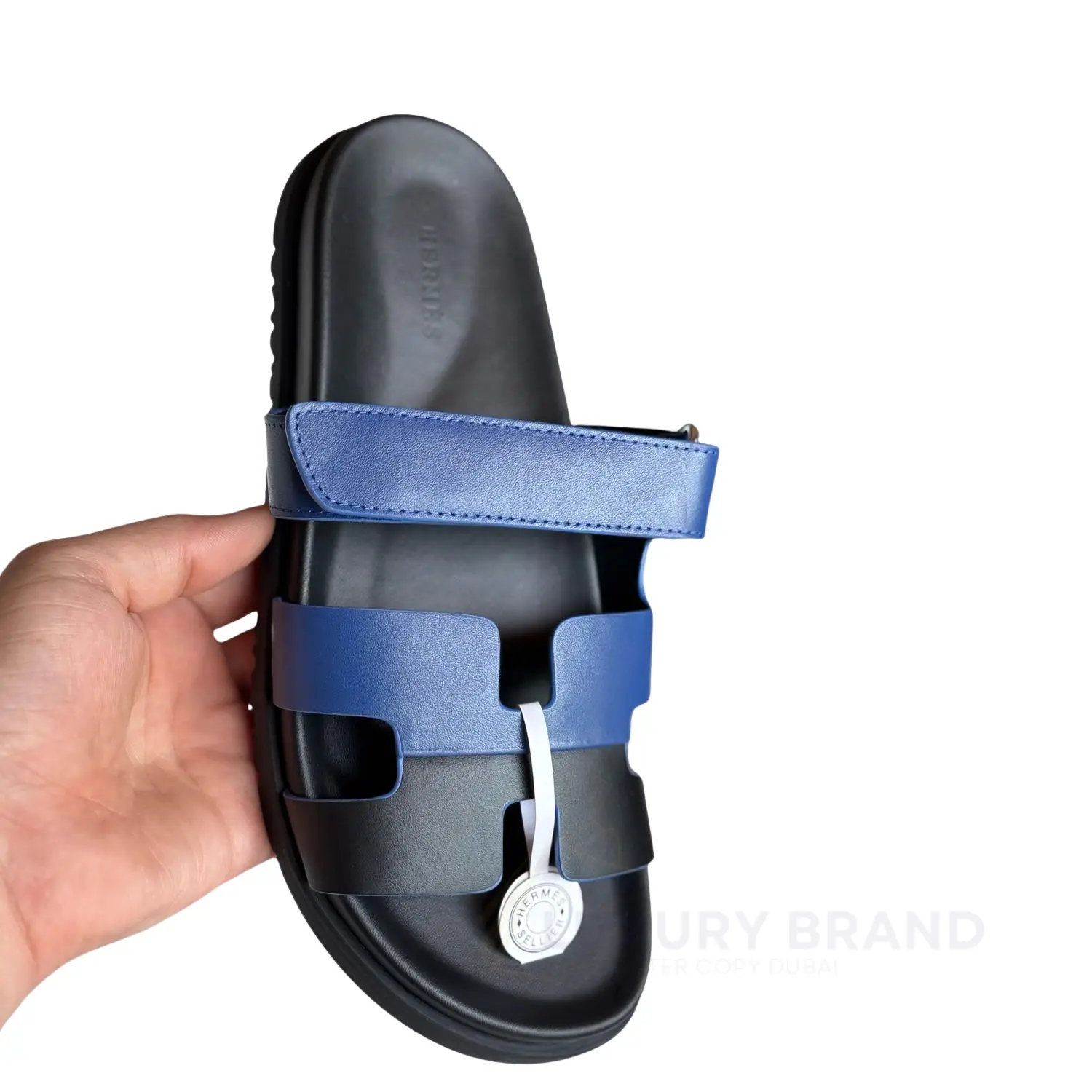 HERMES Chypre Leather Sandals HERMES Chypre Leather Sandals