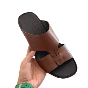 ZEGNA Men's Black Leather Open Sandal