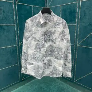 DIOR ABSTRACT PRINT OVERSHIRT