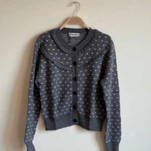 Miu Miu Dotted Knit Cardigan