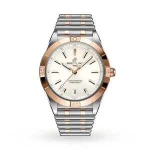Replica Breitling Chronomat Women Automatic Silver Stainless Steel & 18ct Rose Gold Watch U10380101A1U1