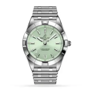 Replica Breitling Chronomat Women Quartz Green Stainless Steel Watch A77310101L1A1