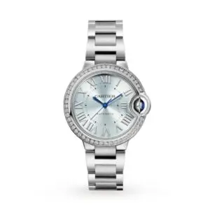 Replica Cartier Ballon Bleu de Cartier Women Automatic Blue Stainless Steel Watch W4BB0028