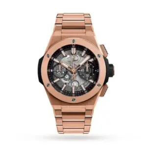 Replica Hublot Big Bang Men Automatic Black 18ct Rose Gold Watch 451.OX.1180.OX