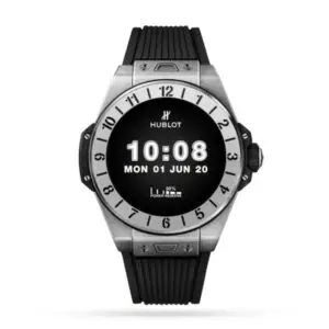 Replica Hublot Big Bang Men Quartz Black Rubber Watch 440.NX.1100.RX