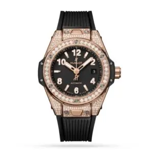 Replica Hublot Big Bang Women Automatic Black Rubber Watch 485.OX.1180.RX.1604