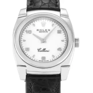 Rolex Cellini White Dial 5310 White Gold