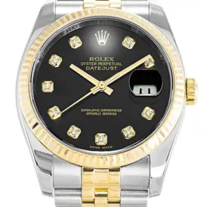 Rolex Datejust Black Dial 116233 36 mm